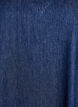 Jeanskleid mit V-Ausschnitt und Kragen, Blau, Packshot image number 2