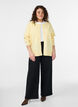 Feinstrick-Strickjacke mit Rundhalsausschnitt, Gelb, Model image number 1