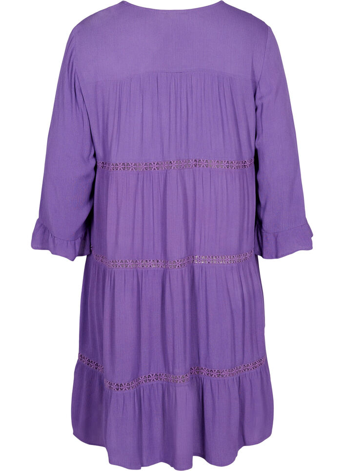 Robe de plage en viscose, Royal Lilac, Packshot image number 1