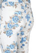 Pantacourt Amy taille haute avec imprim&eacute; floral, White B.AOP, Packshot image number 3