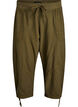 Capri-Hose aus Baumwolle, Gr&uuml;n, Packshot image number 0
