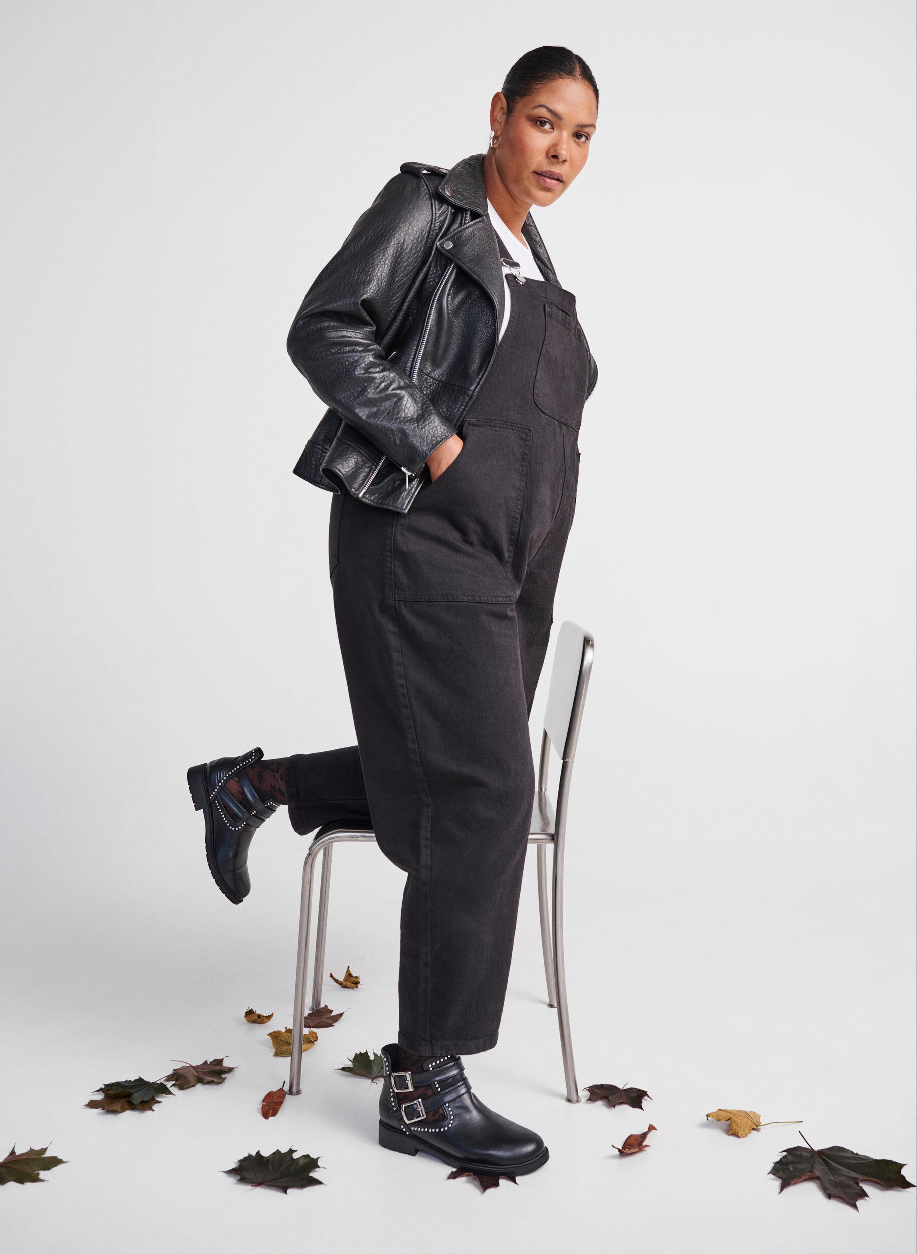 Zizzi Large - Bottines &agrave; clous, Black, Image image number 0