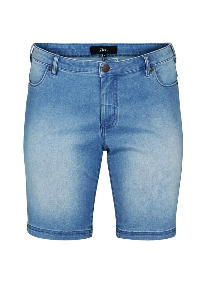 Slim Fit Emily Shorts mit normaler Taille, Blau, Packshot image number 0