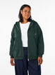 Kapuzensweatshirt mit Rei&szlig;verschluss und Taschen, Gr&uuml;n, Model image number 0