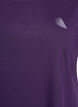 Einfarbiges Trainings-T-Shirt, Lila, Packshot image number 2