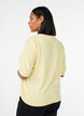 FLASH - Blouse en fine maille &agrave; manches courtes, Jaune clair, Model image number 2