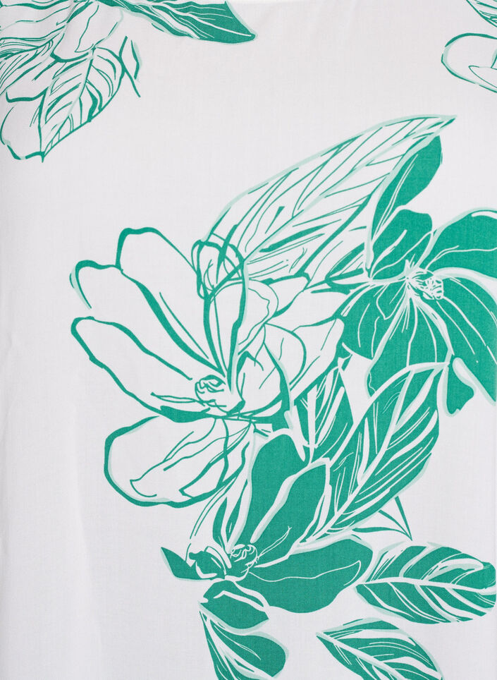 Robe en viscose avec d&eacute;coupe, Vert, Packshot image number 2
