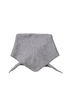 &Eacute;charpe triangle tricot&eacute;e, Gris, Packshot image number 1