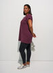 T-shirt long de sport, Bordeaux, Model image number 3