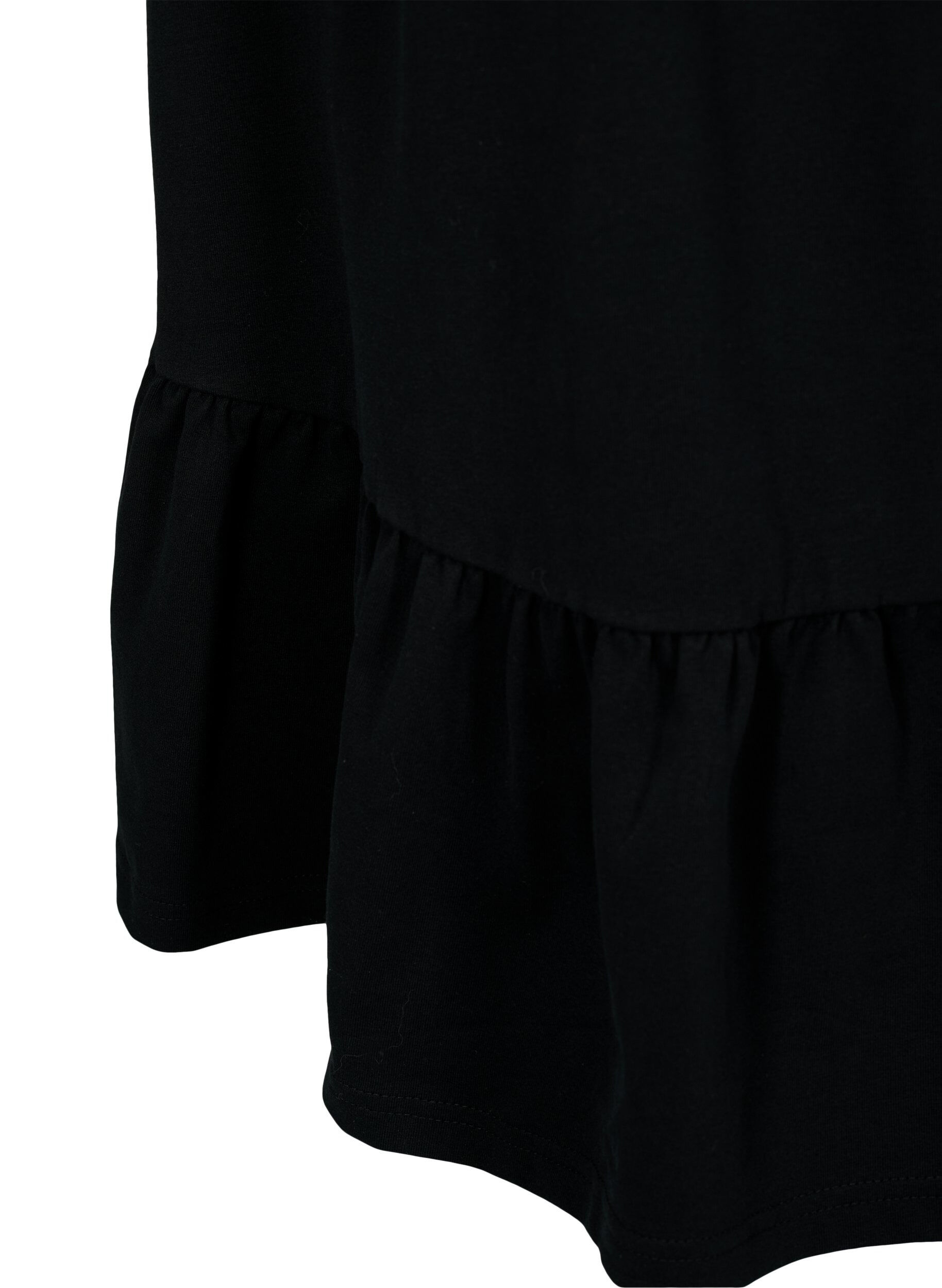 Zizzi Robe de plage en viscose avec bretelles tress&eacute;es, Black, Packshot image number 3