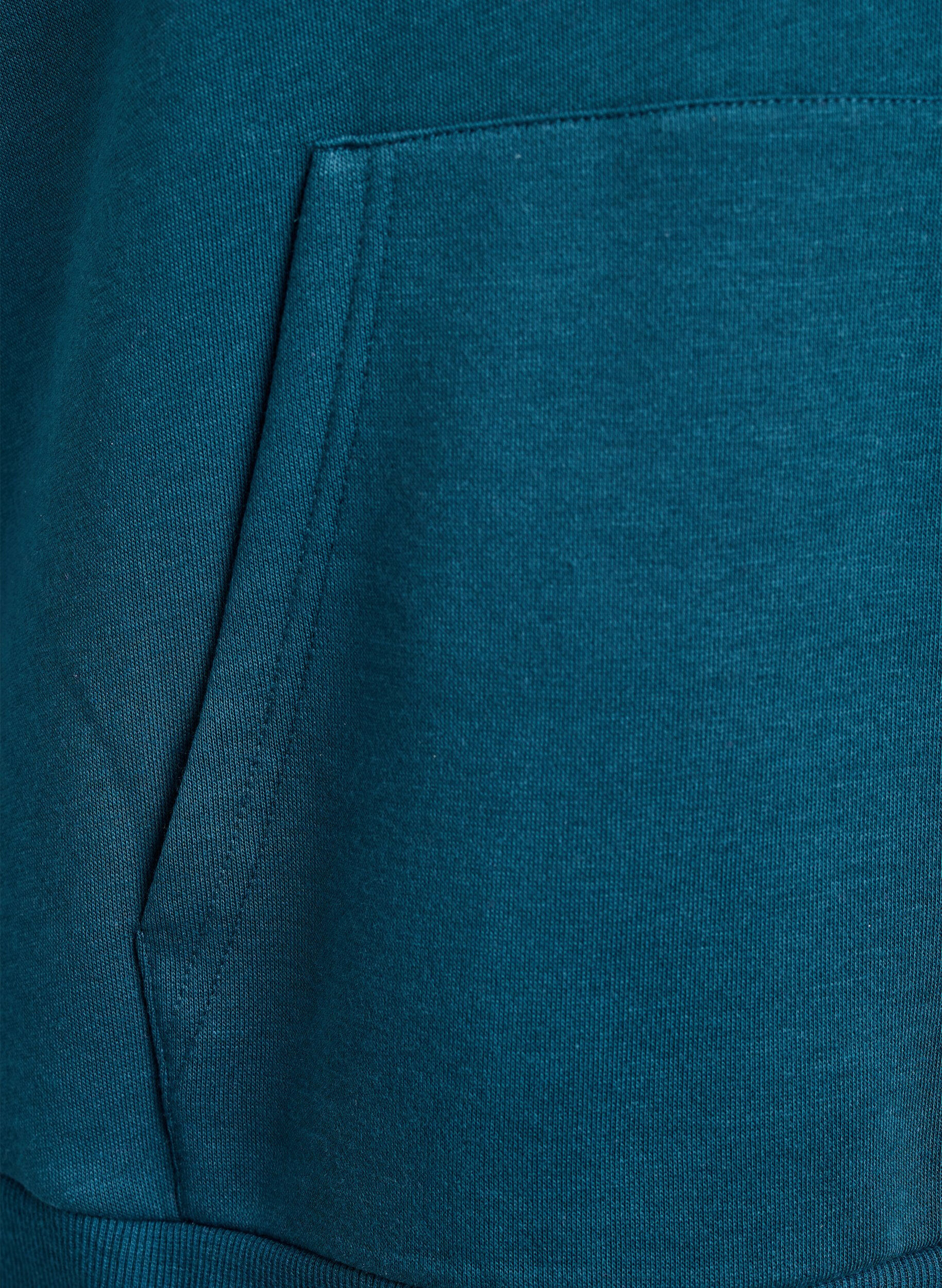 Zizzi Hoodie mit gesticktem Frontmotiv, Gr&uuml;n, Packshot image number 3