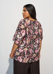 Blouse en viscose avec col en V, Rose, Model image number 2