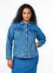 FLASH - Denim-Jacke aus elastischer Baumwollmischung, Blau, Model image number 0