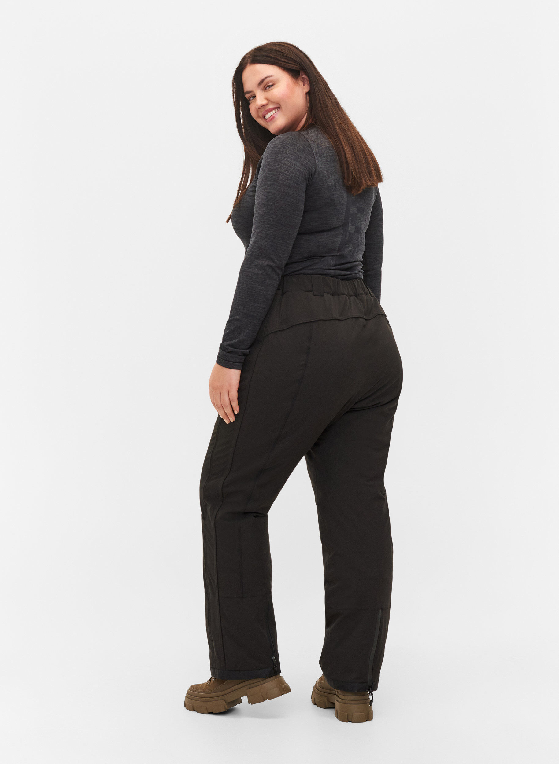 Zizzi Skihose, Black, Model image number 1
