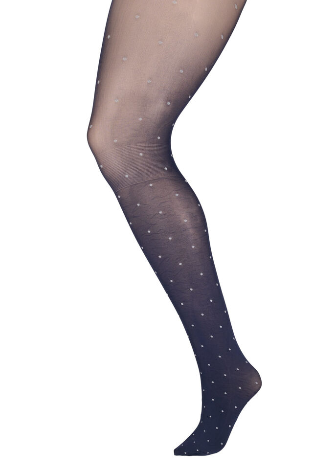 Collants de 70 deniers avec des points., Navy Blazer w. Dot, Packshot image number 0