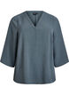Bluse mit 3/4-&Auml;rmeln, Gr&uuml;n, Packshot image number 0