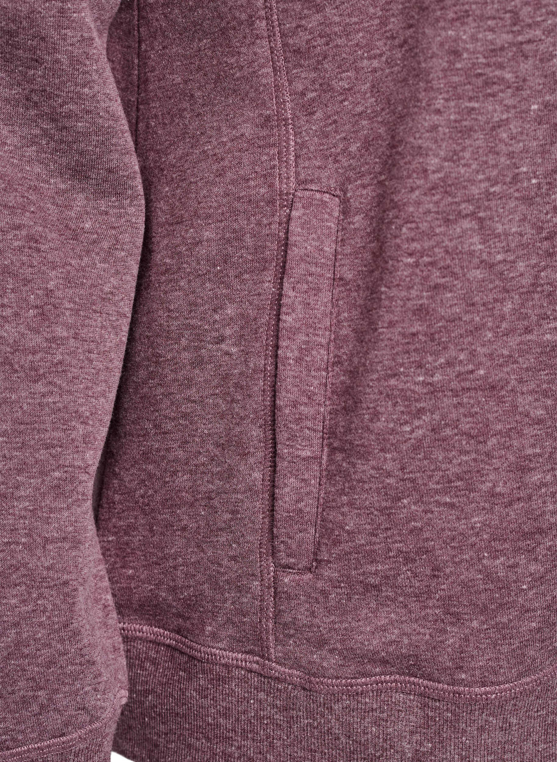 ZizziSweatshirt mit Stehkragen und Taschen, Rot, Packshot image number 3