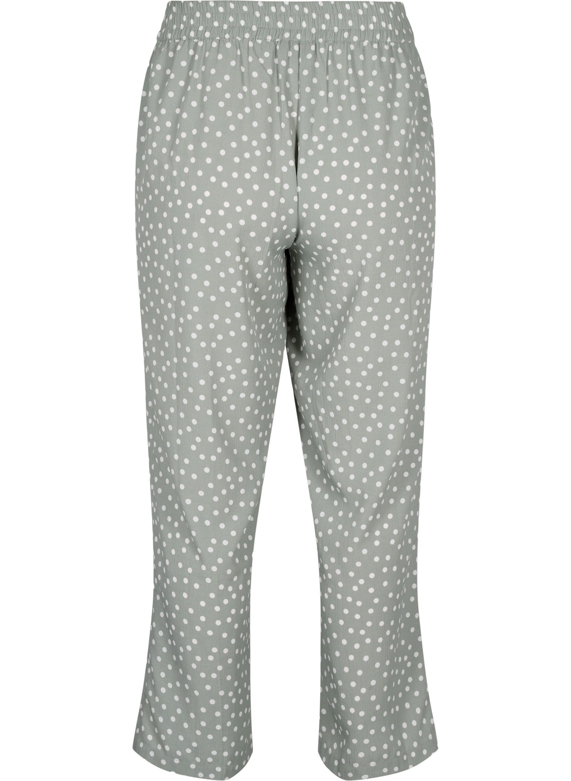 Zizzi FLASH&nbsp;&ndash; Pantalon imprim&eacute; avec poches, Iceberg Green Dot, Packshot image number 1