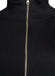 Cardigan sweat avec col montant et zip, Noir, Packshot image number 2
