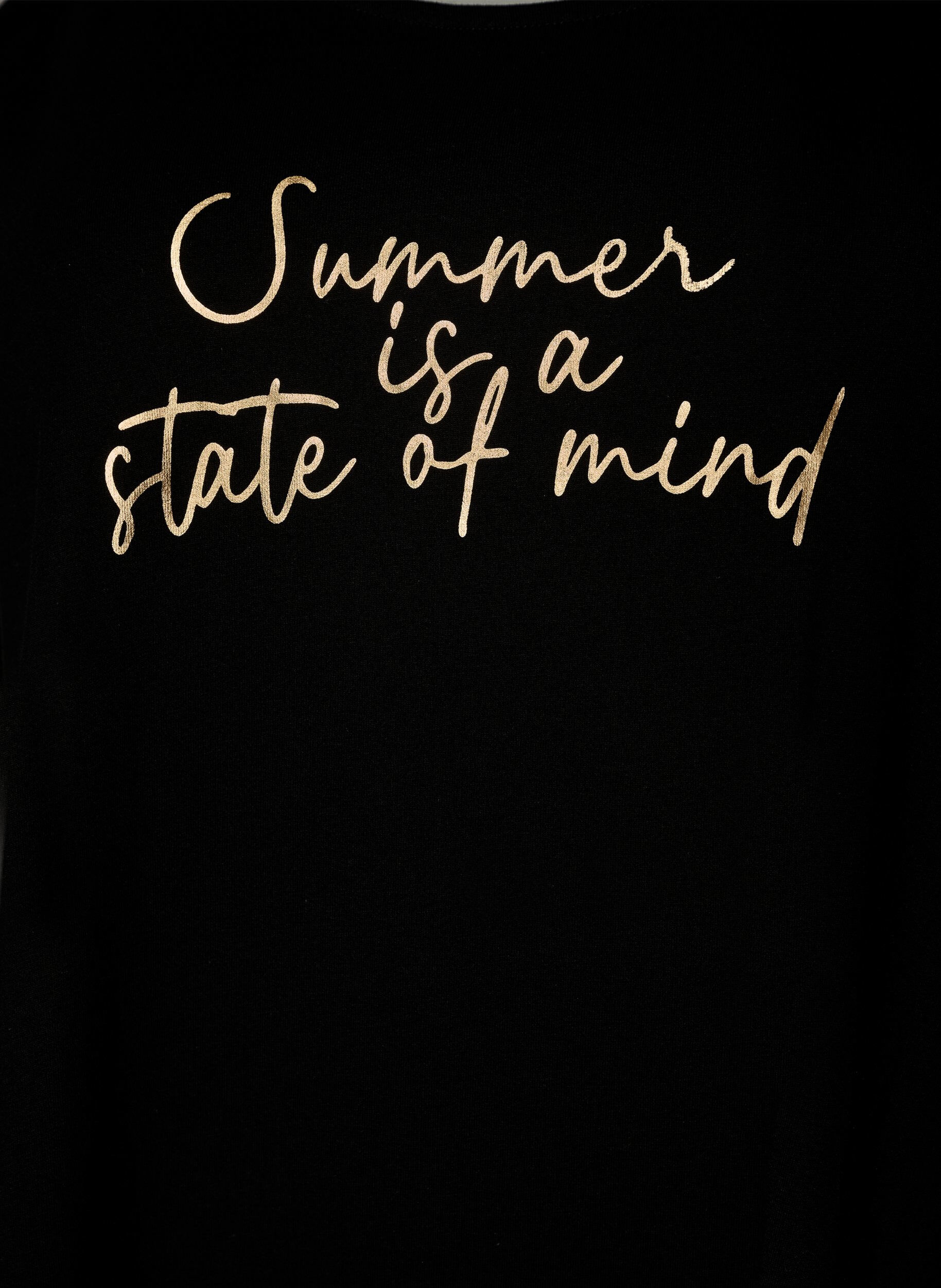 Zizzi &Auml;rmelloses Kleid in A-Linie, Schwarz, Packshot image number 2