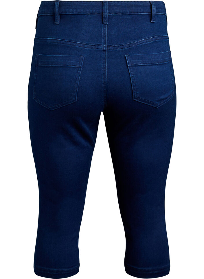 Amy Caprijeans mit hohem Taille und Super Slim Fit, Blau, Packshot image number 1