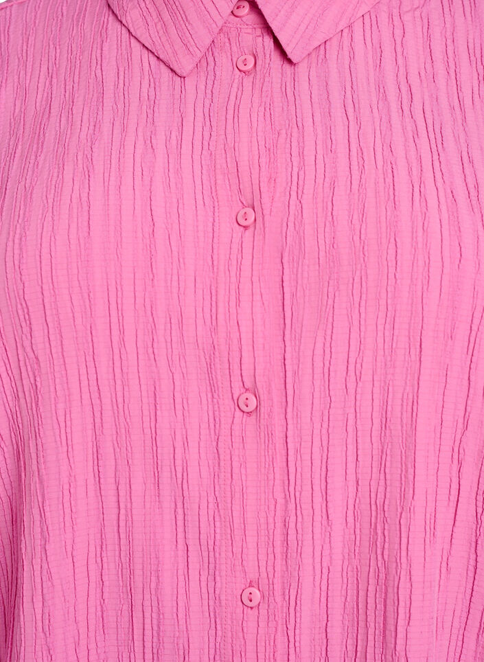 FLASH - Bluse mit Textur, Pink, Packshot image number 2