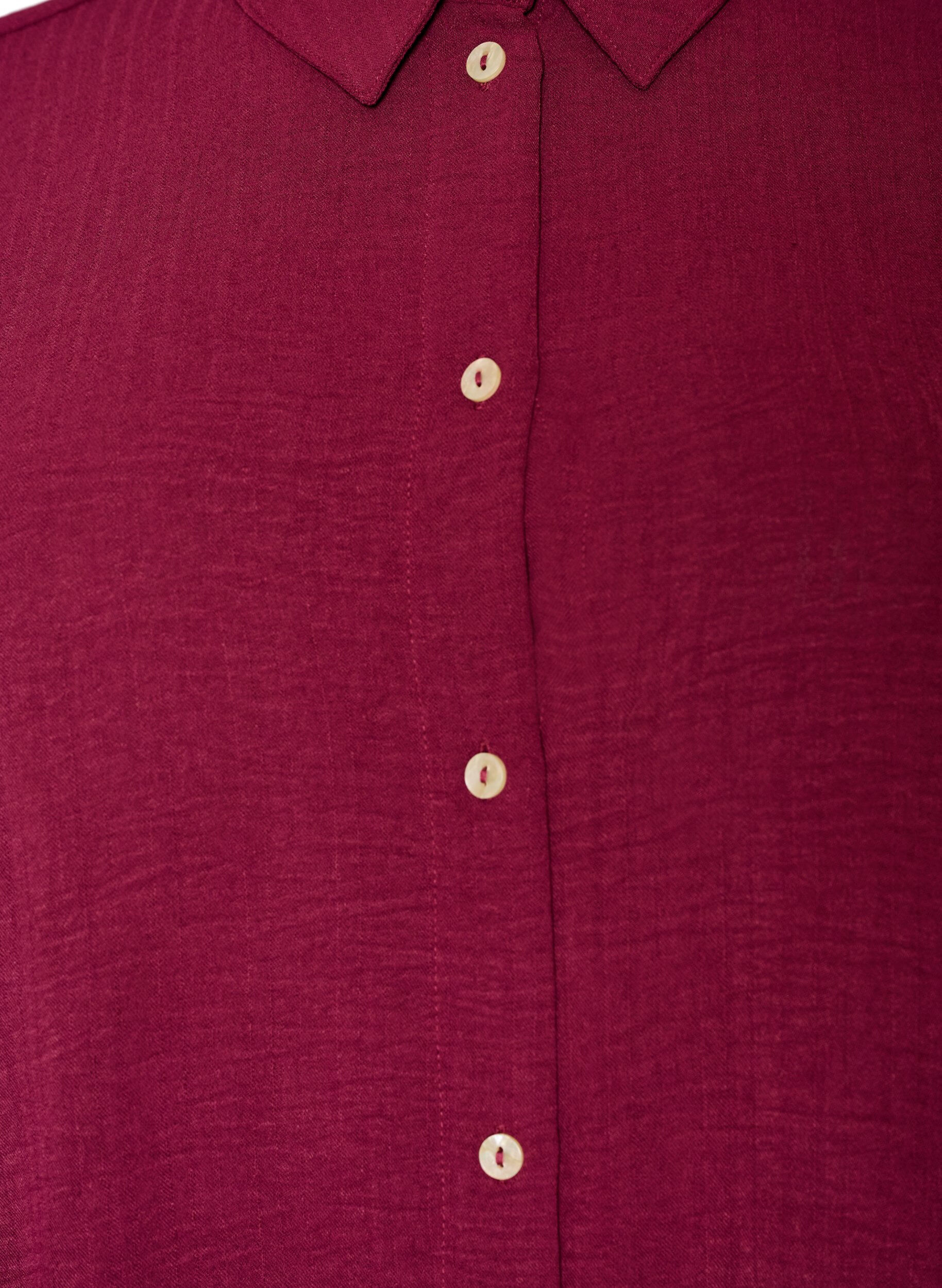ZizziChemise longue avec une texture l&eacute;g&egrave;re, Rouge, Packshot image number 2