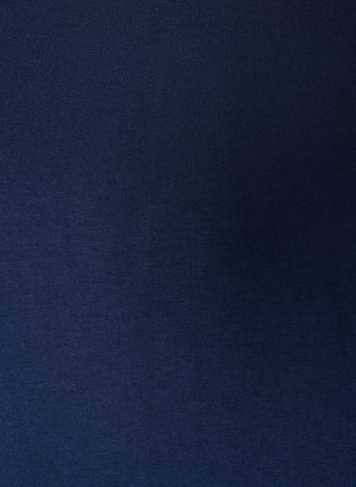 Blouse en jersey avec des manches ballon au coude, Bleu, Packshot image number 2