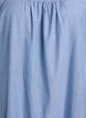 Midikleid aus Baumwolle mit R&uuml;schendetails, Blau, Packshot image number 2