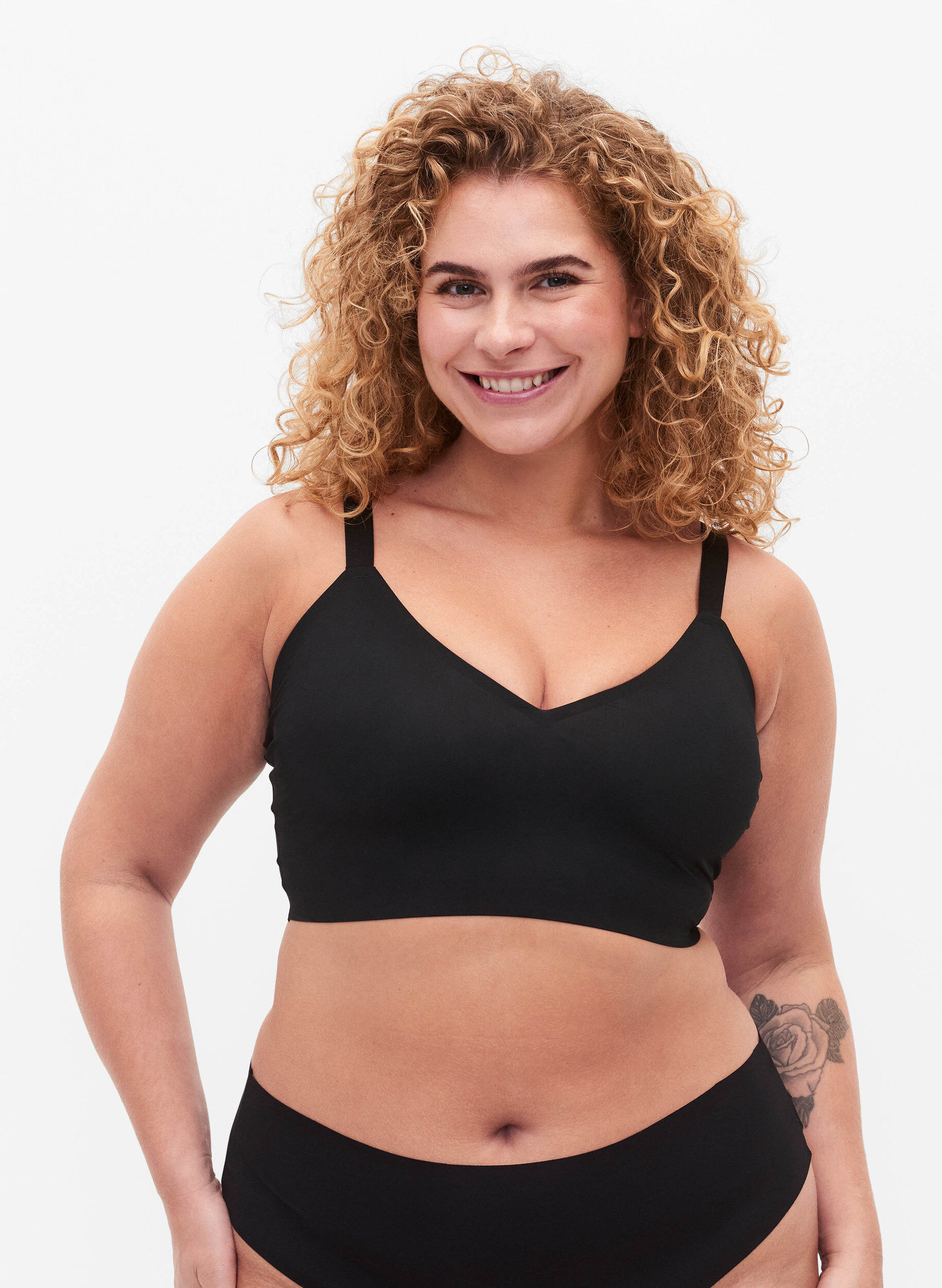 Zizzi Soutien-gorge invisible, Black, Model image number 0