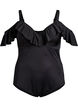 Maillot de bain avec armatures et volants, Noir, Packshot image number 0