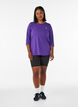 Trainingsshirt mit 3/4-&Auml;rmeln, Lila, Model image number 1