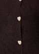 Cardigan avec boutons en forme de c&oelig;ur, Marron, Packshot image number 2