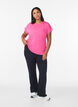 T-shirt de sport couleur unie, Rose, Model image number 1
