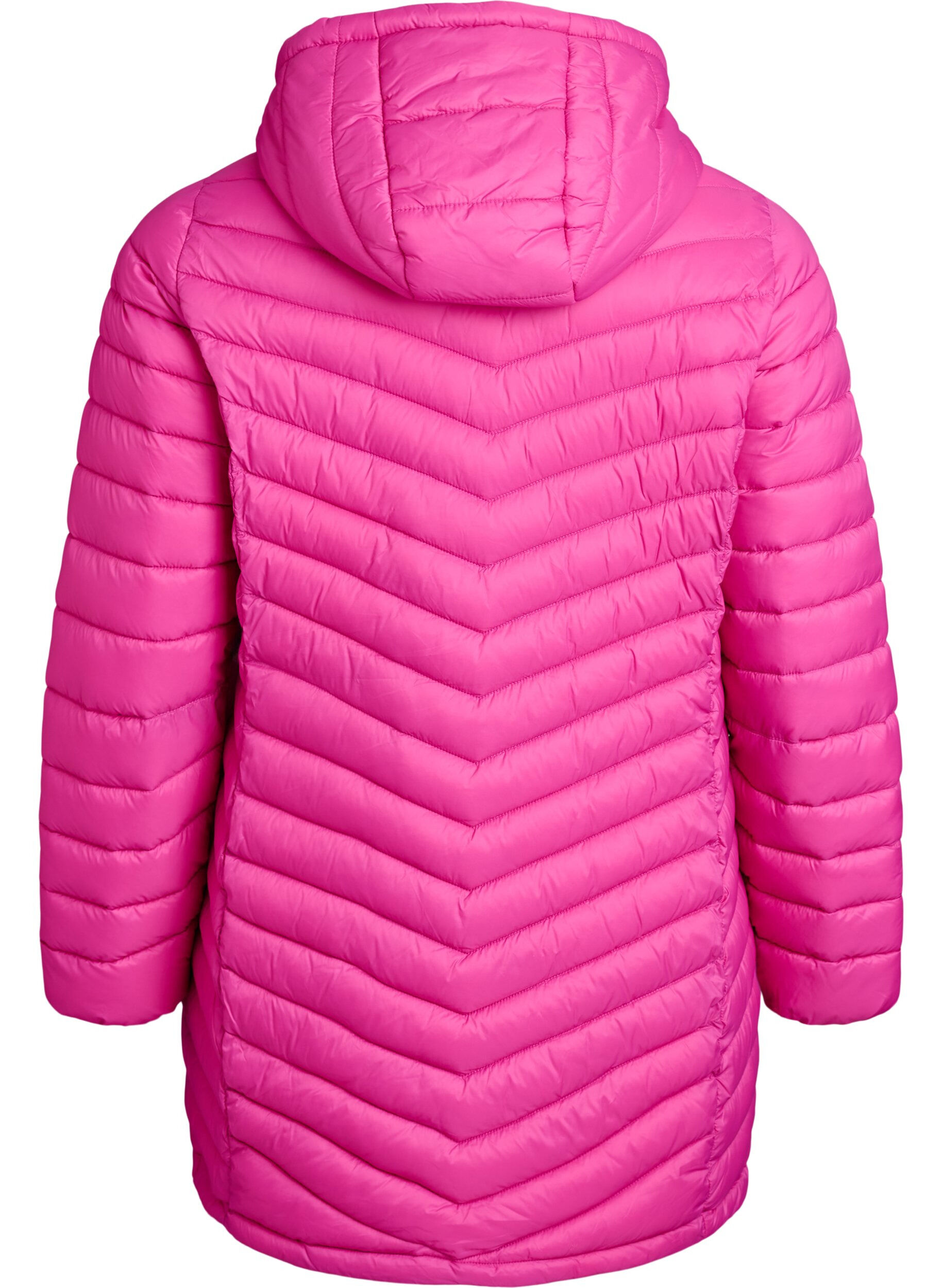 ZizziVeste l&eacute;g&egrave;re avec poches et capuche amovible., Rose, Packshot image number 1
