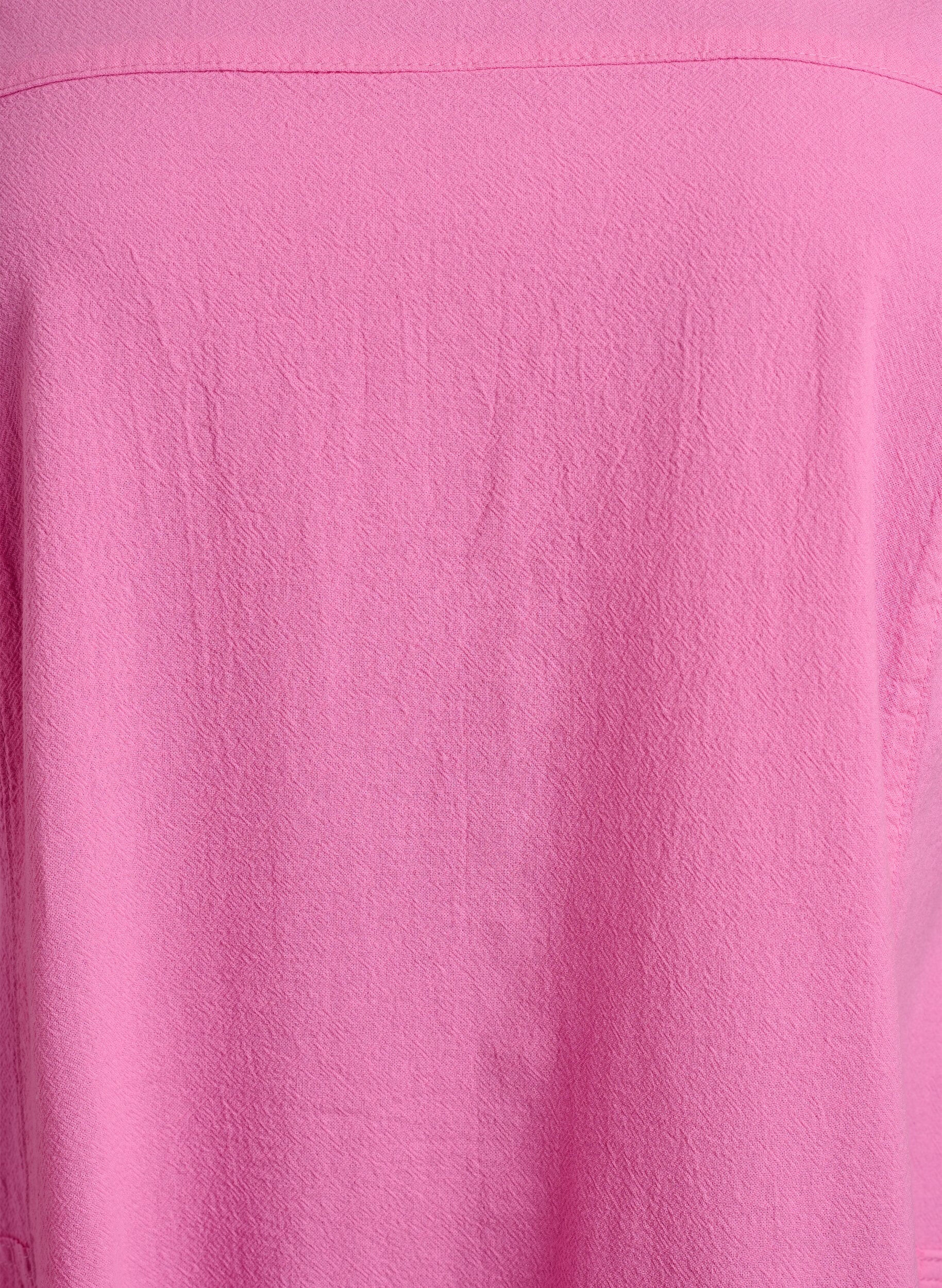ZizziKurzarm Kleid aus Baumwolle, Pink, Packshot image number 2