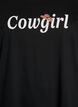 T-Shirt mit Print, Schwarz, Packshot image number 2