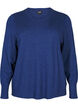 Strickpullover mit Rundhalsausschnitt, Blau, Packshot image number 0