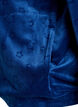 Cardigan aus Velours mit Kapuze und Taschen, Blau, Packshot image number 3