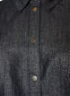 Denimbluse mit Glitzerfaden und 3/4-&Auml;rmeln, Grau, Packshot image number 2