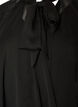 Robe sans manches avec cape en mousseline, Noir, Packshot image number 2