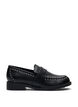 Extra-Weite - Lederloafer mit Nieten, Schwarz, Packshot image number 0
