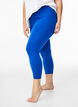 Basic 3/4-Leggings aus Viskose, Blau, Model image number 0
