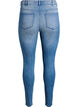Hoch taillierte super Slim Amy Jeans, Blau, Packshot image number 1