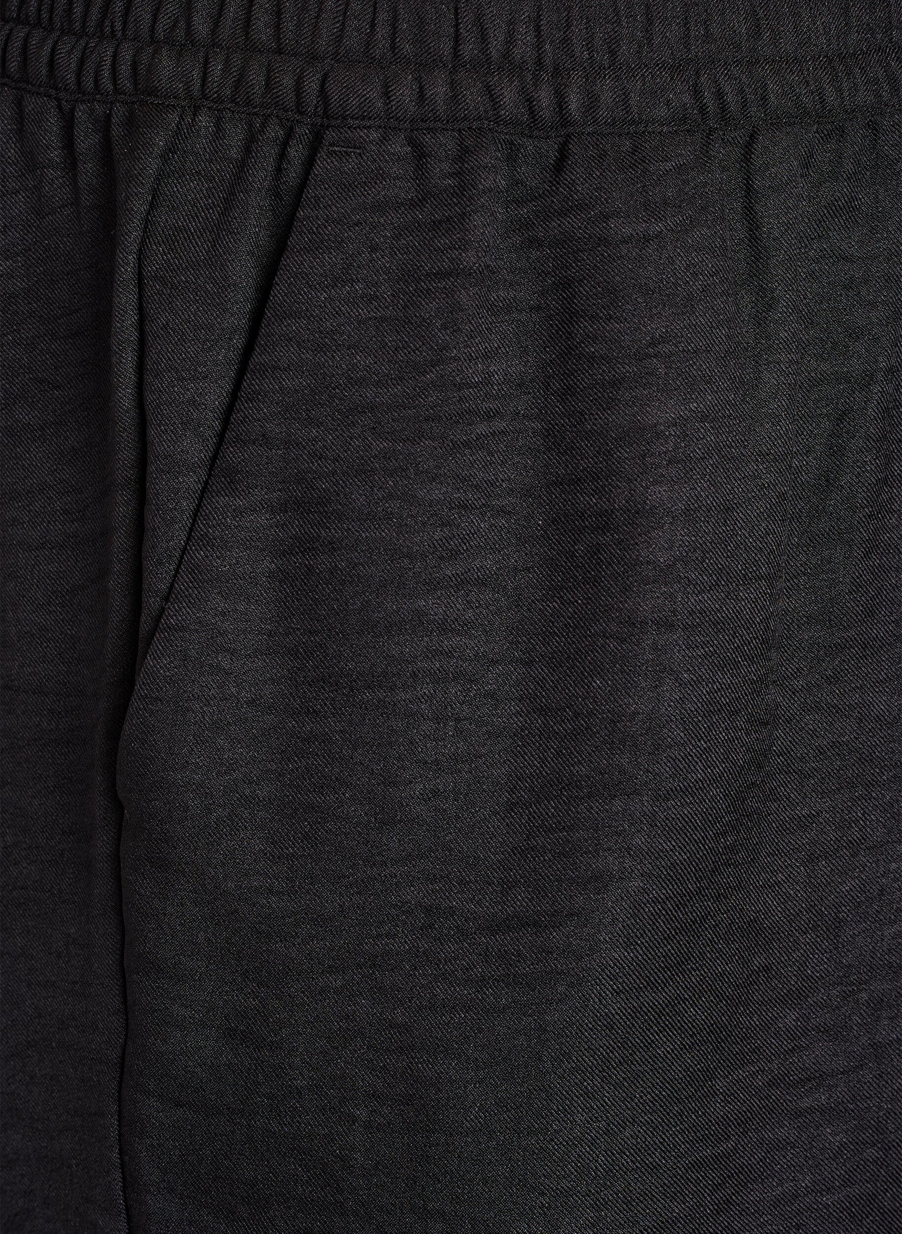 Zizzi Short avec poches et taille haute, Noir, Packshot image number 2