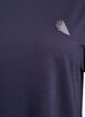 T-shirt de sport couleur unie, Bleu, Packshot image number 2