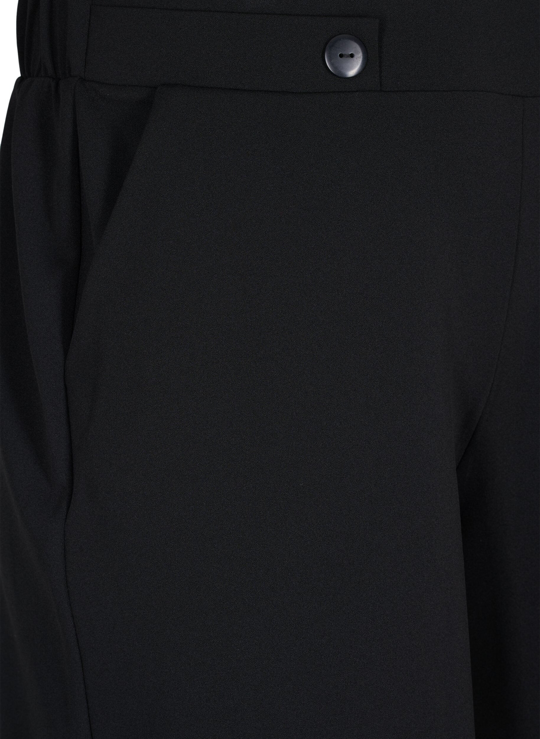 ZizziShort avec poches et coupe ample, Noir, Packshot image number 2