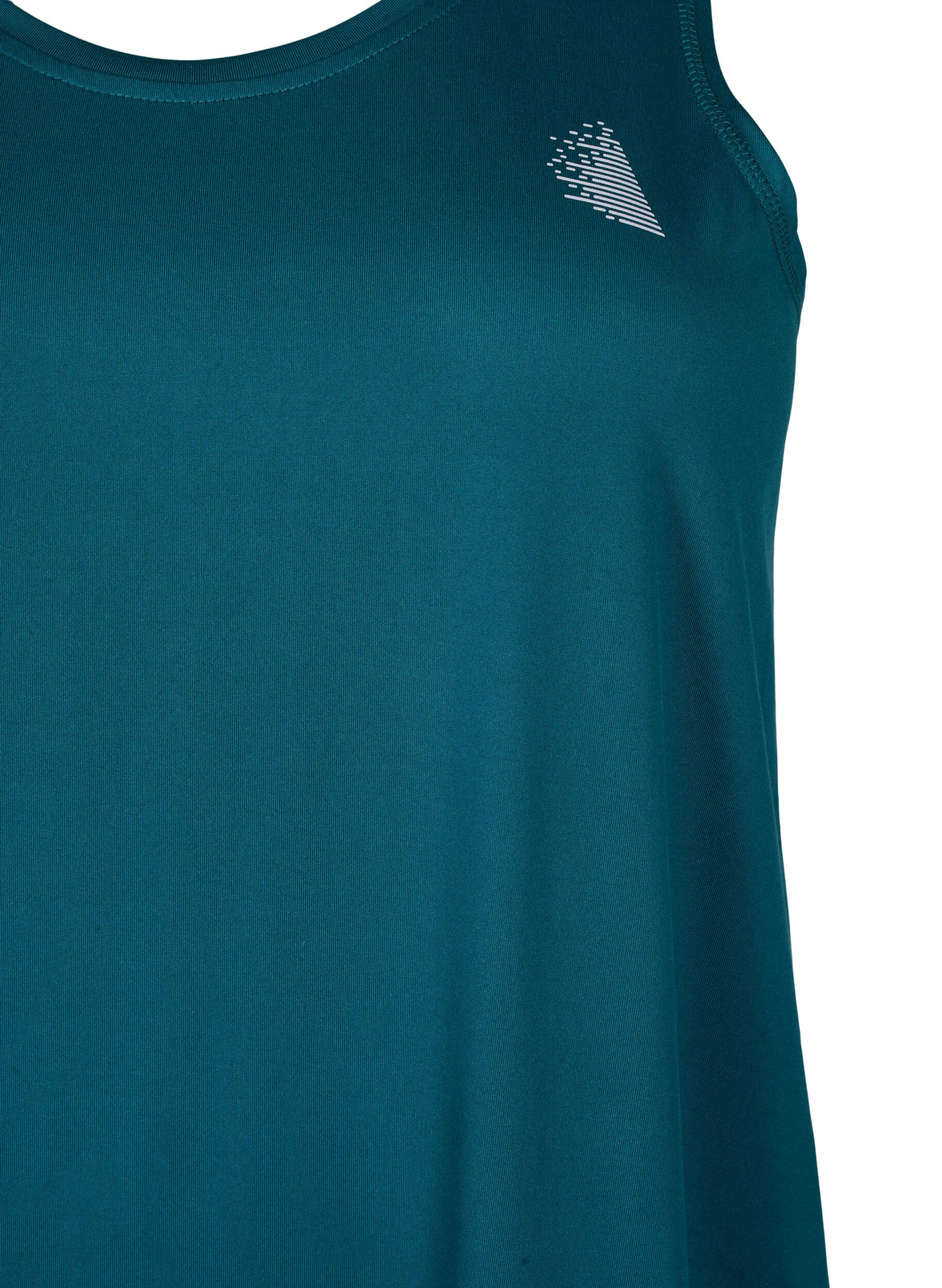 Zizzi Trainingsoberteil mit Rundhalsausschnitt, Deep Teal, Packshot image number 2