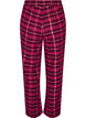 Karierte Pyjamahose aus Baumwolle, Rot, Packshot image number 1