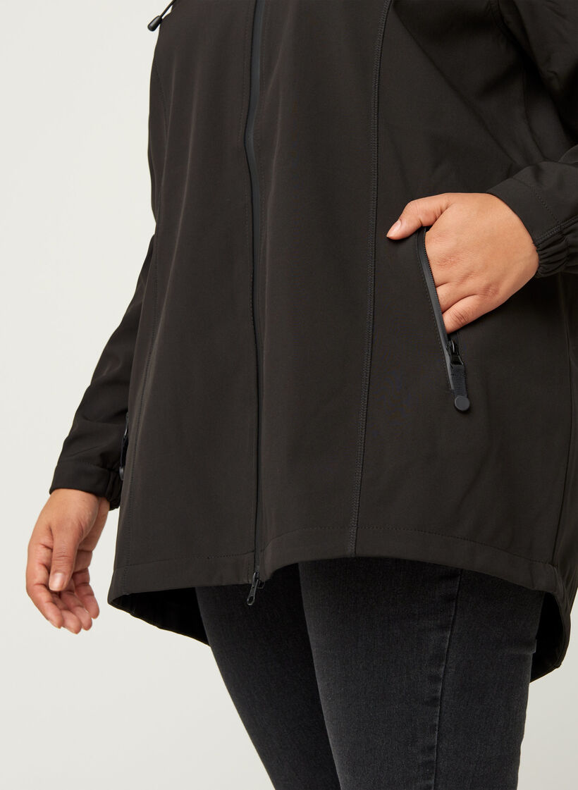 Softshelljacke, Black, Model image number 3